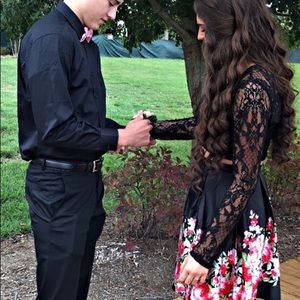 2 piece homecoming dress